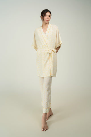 Stella Wrap Front Belted Pyjama Set